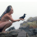Goddess with Raven
